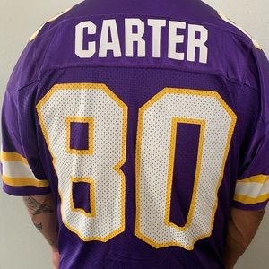 Hall Of Fame Vikings Carter XL Football Jersey